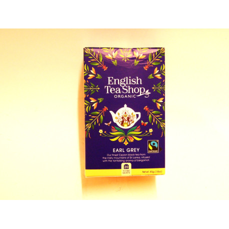 ENGLISH TEA SHOP - EARL GREY x 20 filtri - BIOLOGICO