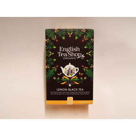ENGLISH TEA SHOP - LEMON BLACK x 20 filtri - BIOLOGICO