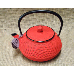 teiera in ghisa - 0,9 l. rosso